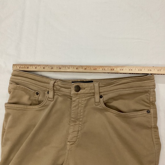 DUER DU/ER Men's 34x30 Brown Khaki N2X Relaxed Taper No Sweat Stretch Pants - Picture 3 of 13